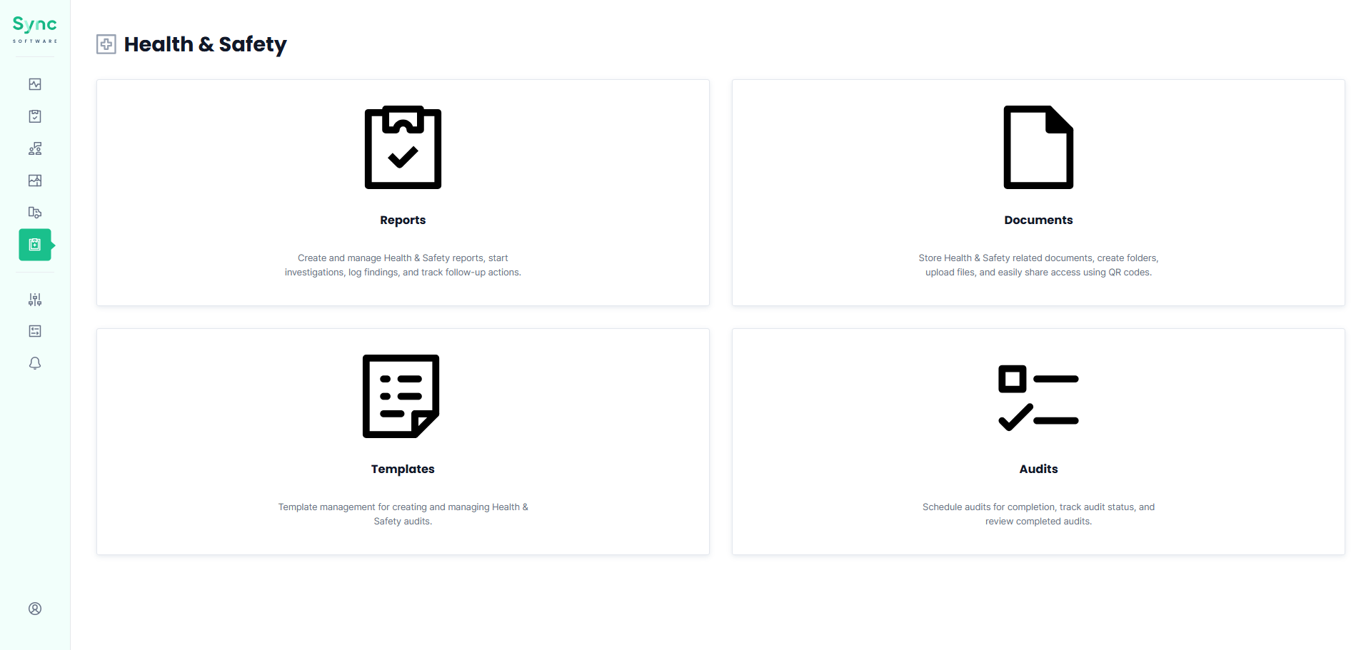 SS Health & Safety home