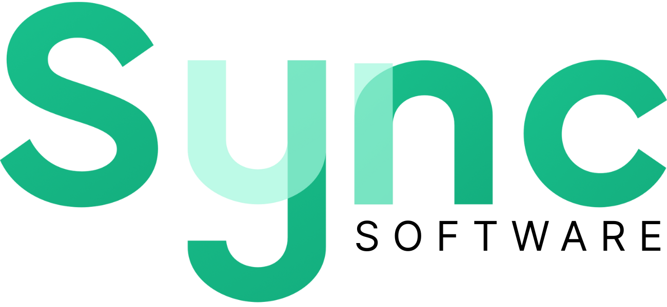 Sync Software Full Colour light background logo